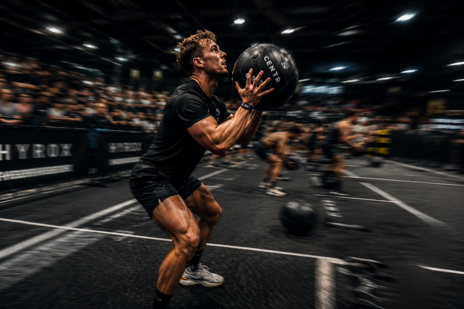Compromised running or wall balls, arena floor