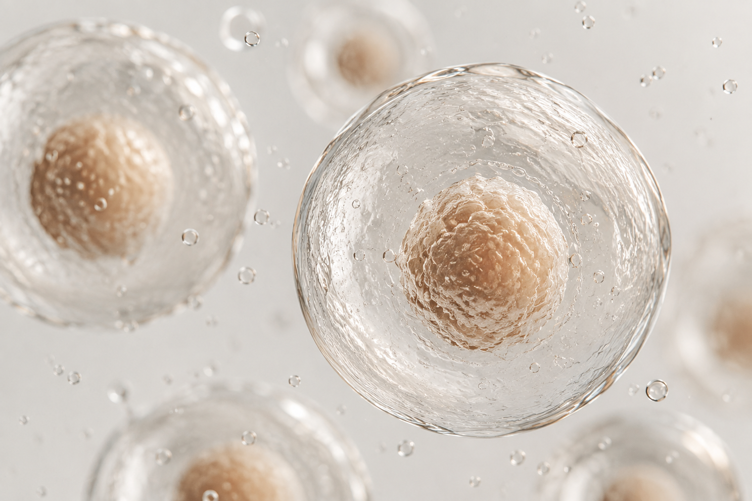 Macro cell imagery, oil-and-water abstract